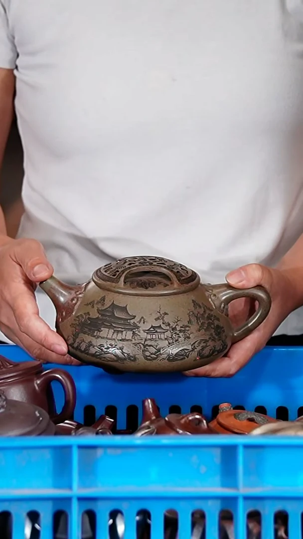 宜兴原矿紫砂壶茶壶500C