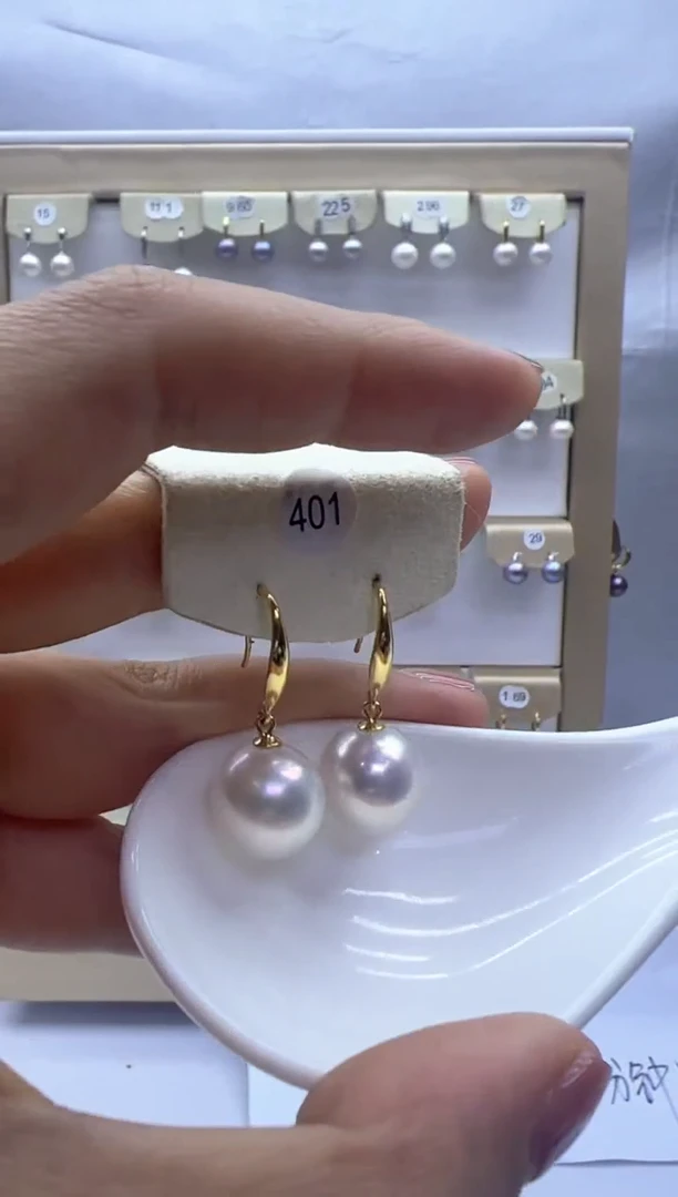 【闪购商品】淡水珍珠耳饰银S925镶嵌401