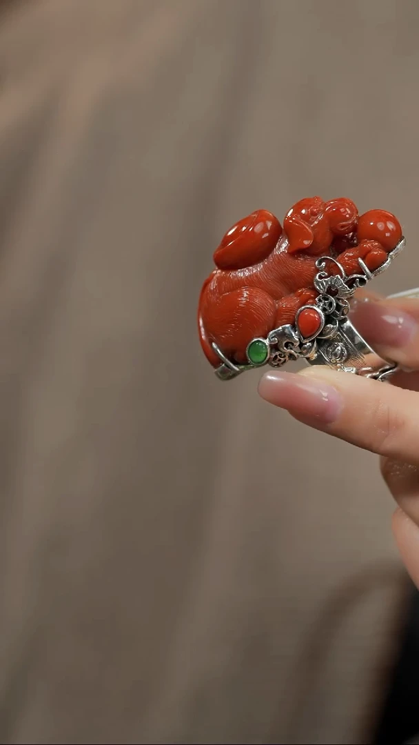 【闪购商品】南红玛瑙戒指未镶嵌@YL008011714@