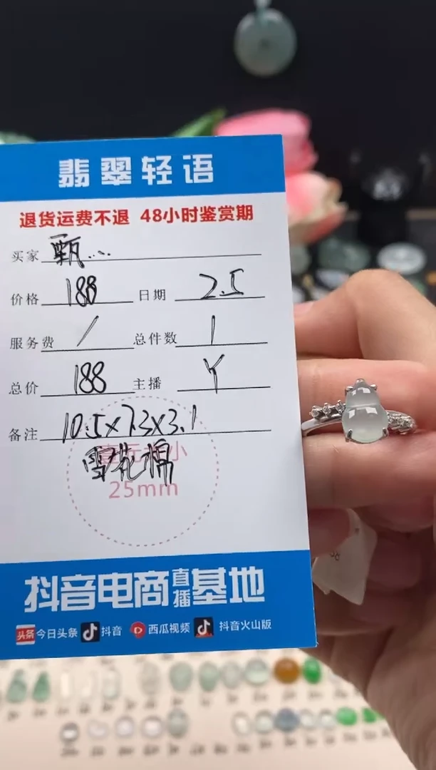 【闪购商品】翡翠颈饰银S925镶嵌翡翠冰晴葫芦