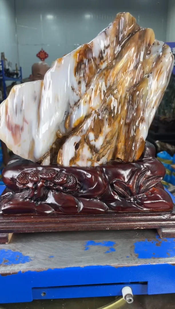 【闪购商品】硅化玉摆件未镶嵌159