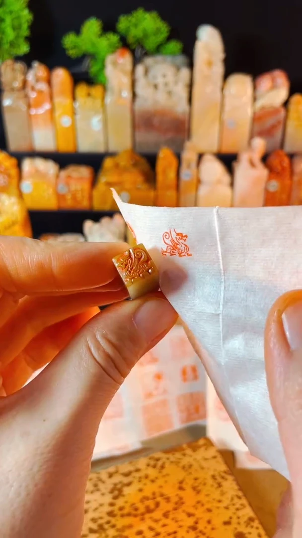 【闪购商品】巴林石印石手工篆刻《麒麟》1.0