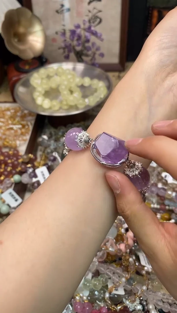 紫晶手链未镶嵌209手串