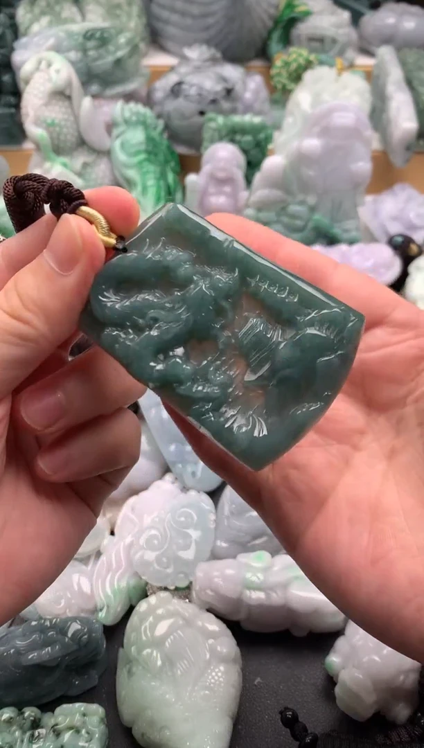 吊坠(不含链)未镶嵌翡翠1