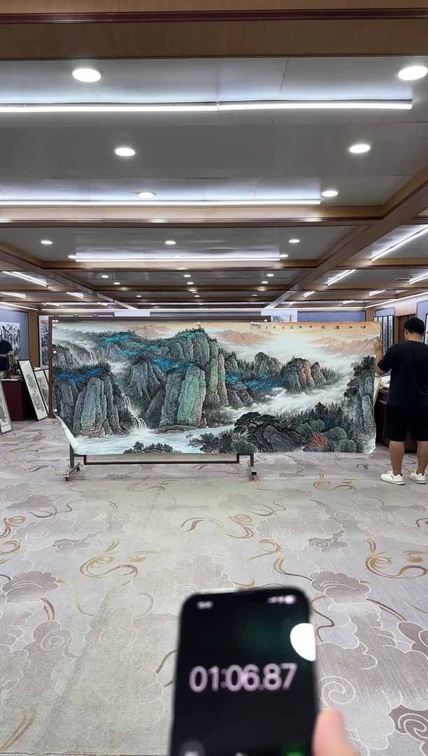 绘画刘*旺绘画xc张伦玉-大丈二-国画