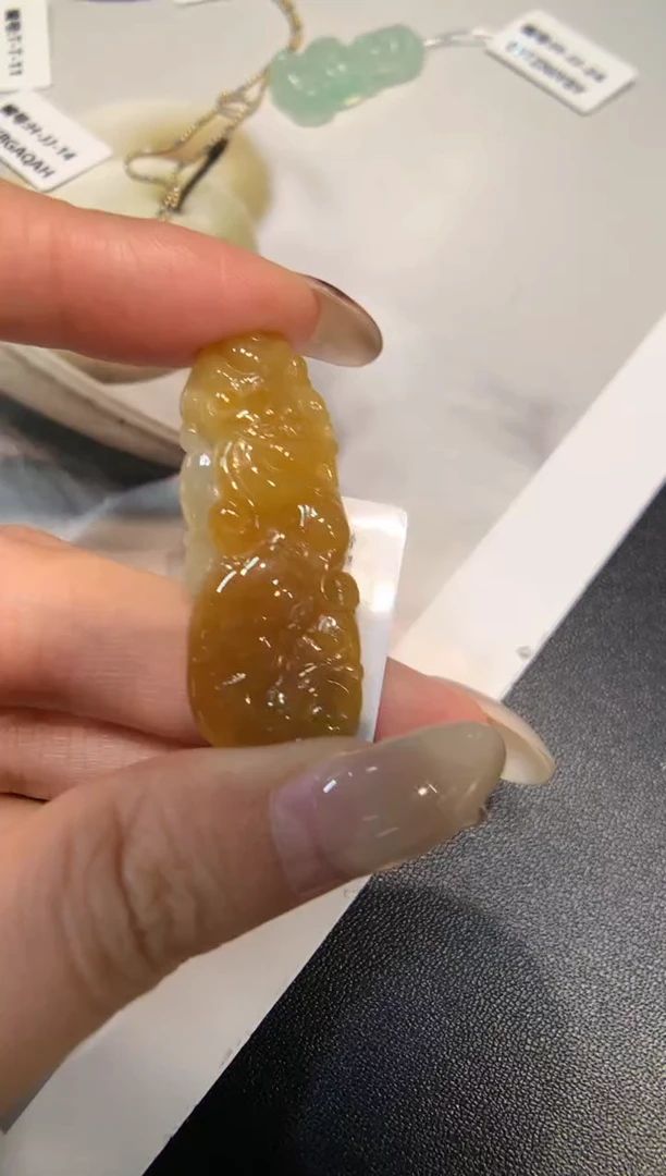 颈饰未镶嵌翡翠貔貅