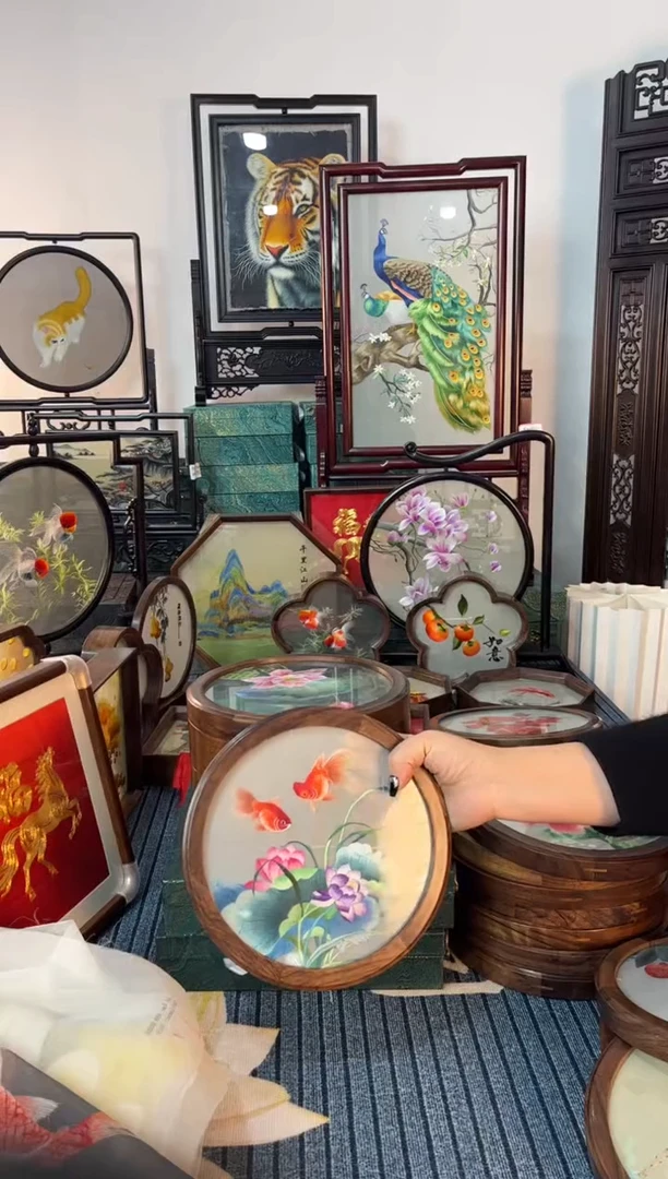 刺绣刺绣苏绣手工刺绣绣布