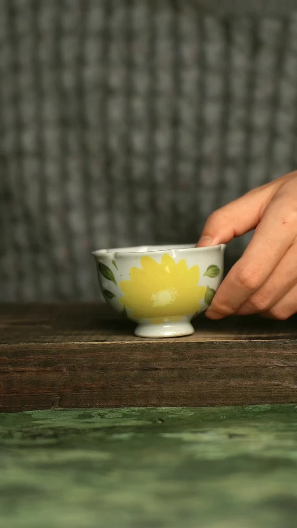 陶瓷青诗集手工手绘瓷器