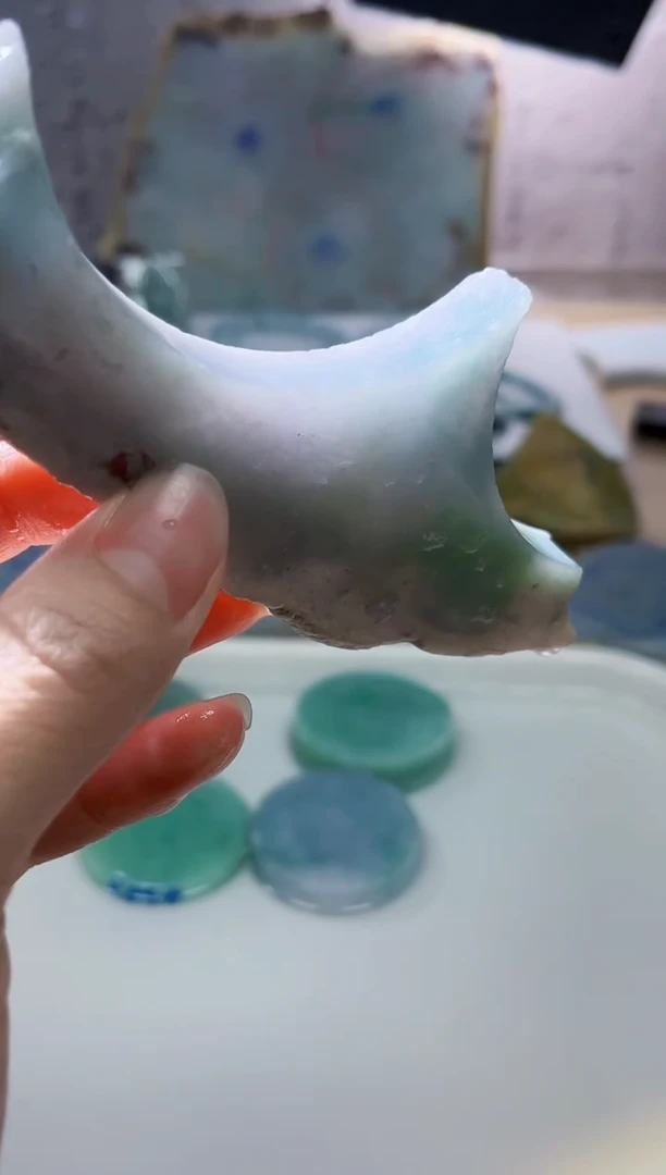 裸石翡翠天然翡翠A货古 南 799