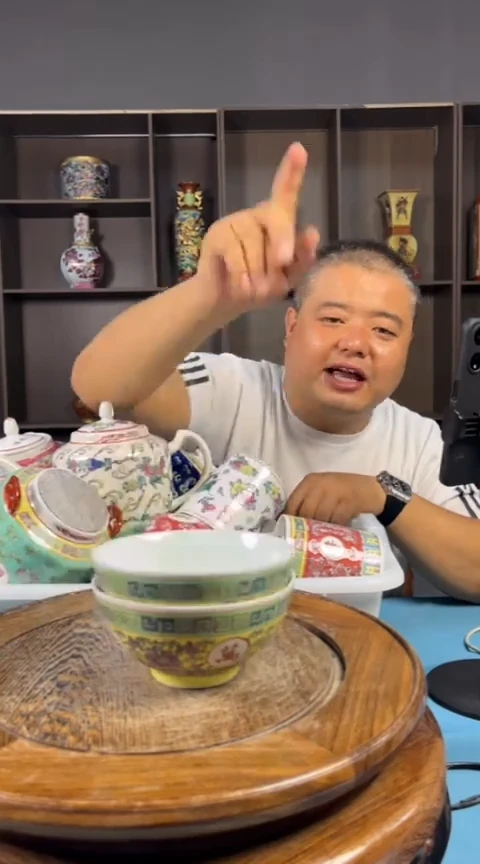 摆件景德镇陶瓷青花摆件12