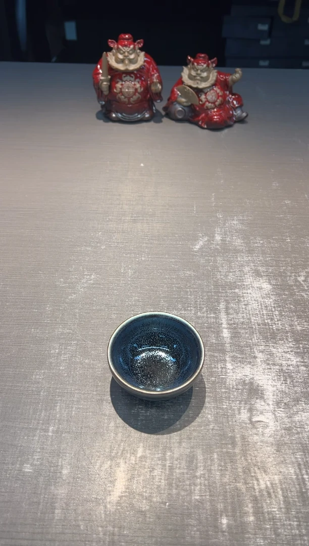 【闪购商品】建盏 蓝麒麟 茶碗。。