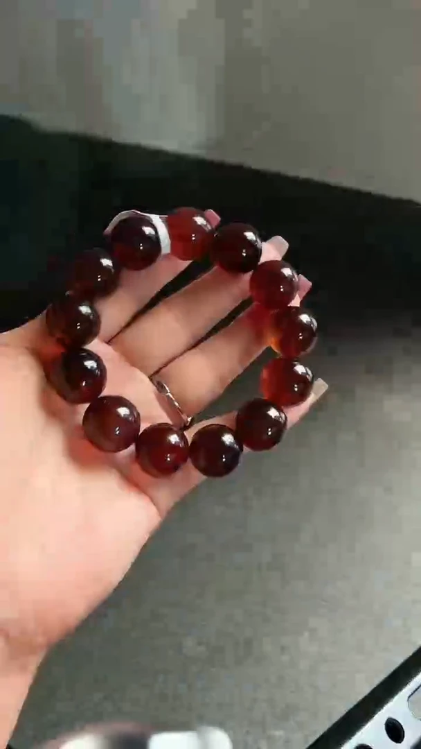 未镶嵌琥珀手串规格17紫罗兰手串#19