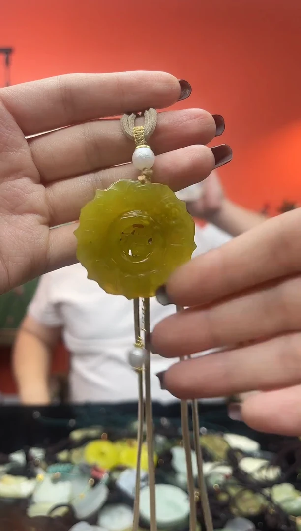 未镶嵌岫玉吊坠多样性发货*拍一发一