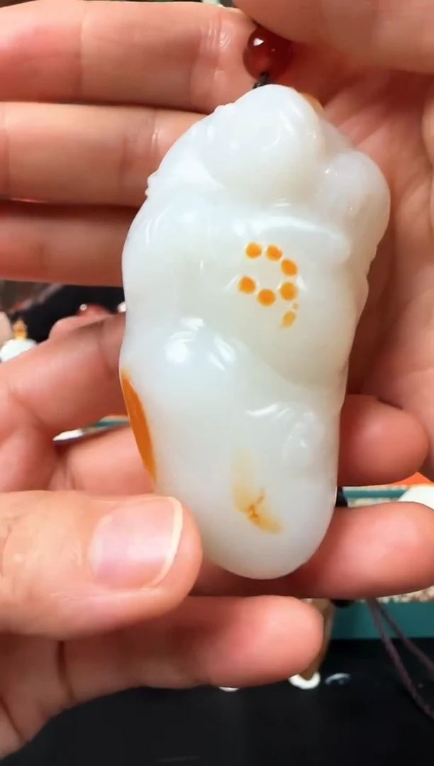 未镶嵌和田玉把件弥勒