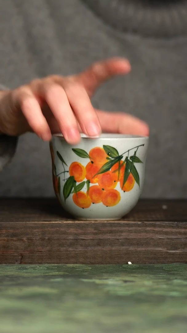 【闪购商品】杯青诗手工手绘瓷器