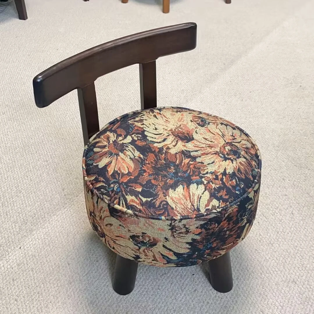 实木旋转椅子客厅椅子旋转椅子凳子儿童椅子