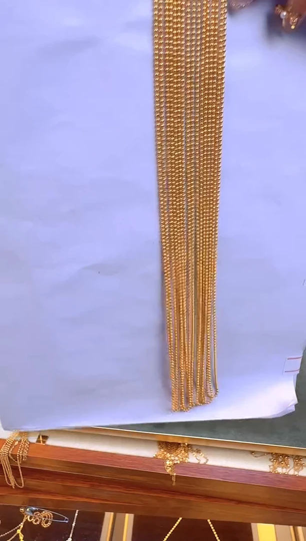 45cm1.3mm固定不可调节光面珠珠链1.8g（多样性发货）