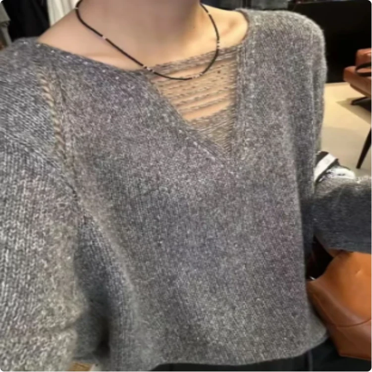 【清仓】2295洋气显瘦花纱两片丝丝女秋装新款长袖打底衫显瘦百搭