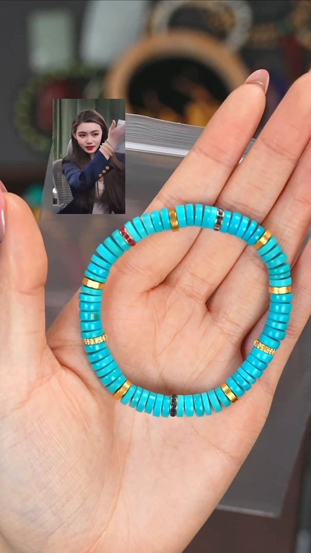 【闪购商品】绿松石手串未镶嵌111111111