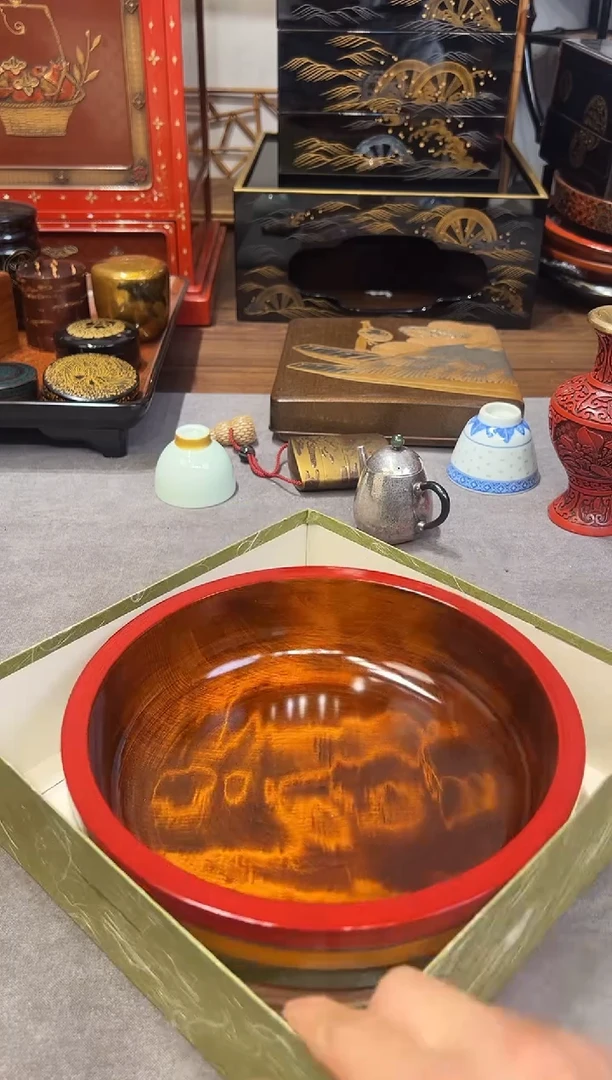 钵 大漆漆器大漆漆器