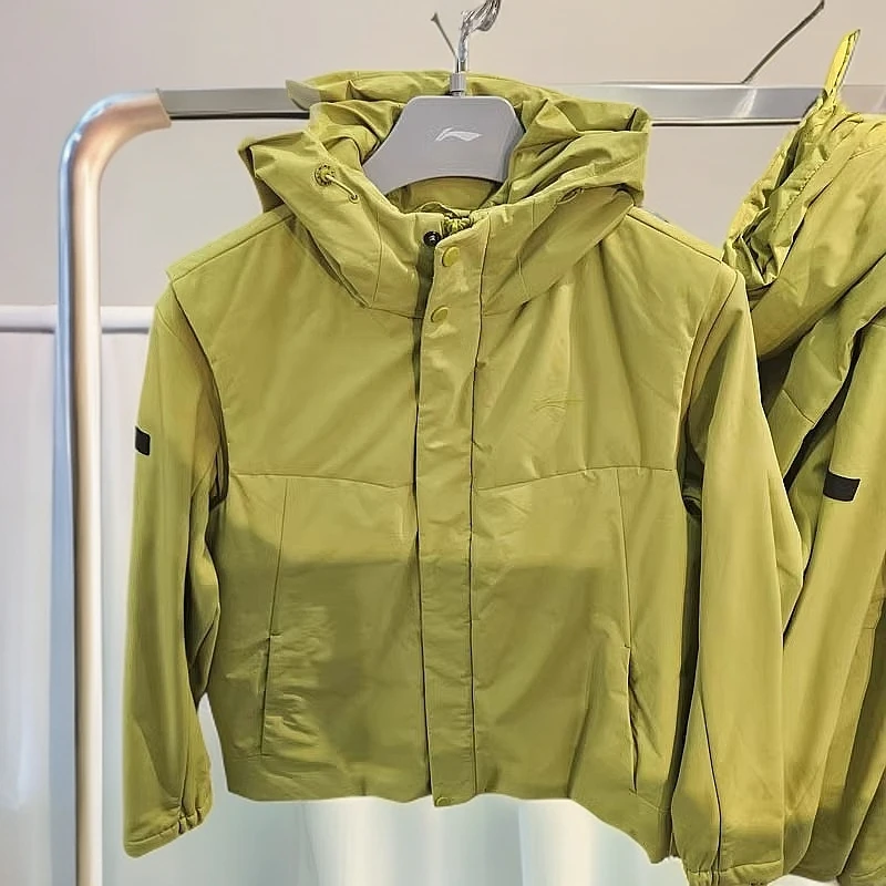 《直播》李宁三合一羽绒马甲男子新款时尚舒适运动马甲 AWBU061