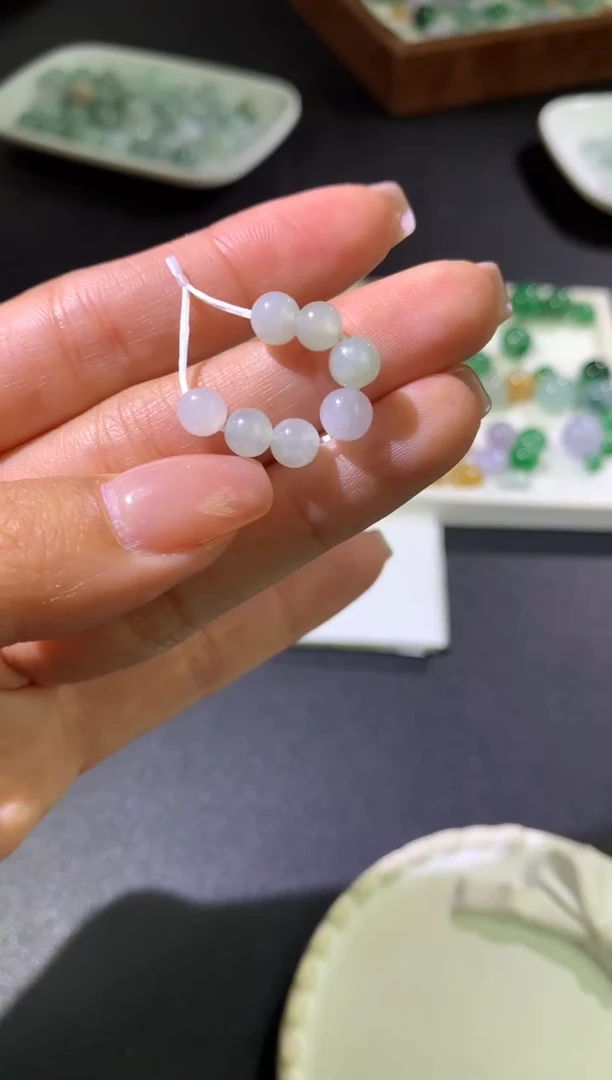 【闪购商品】定制翡翠未镶嵌珠6