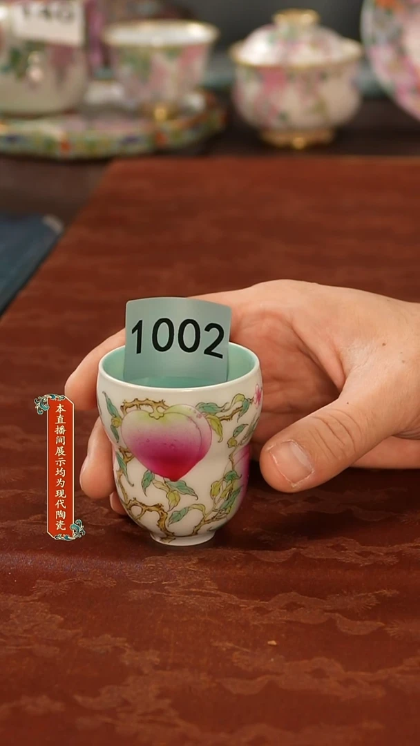 瓷片景德镇手工手绘精美陶瓷1002