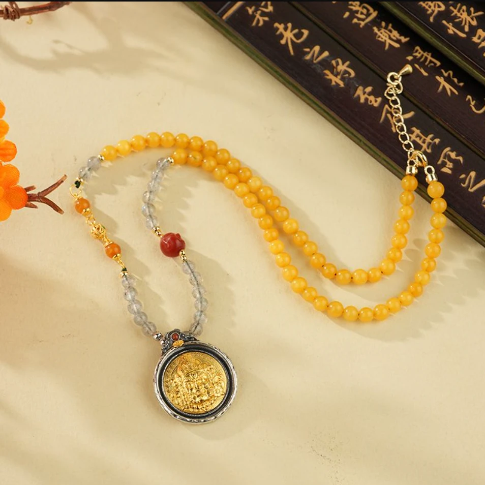 琥珀蜜蜡吊坠（多样性发其一）