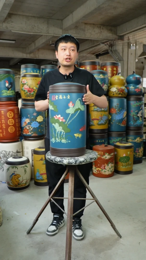 宜兴原矿紫砂茶叶罐