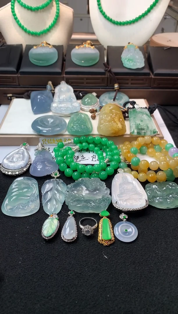 未镶嵌定制翡翠浪*5073毛货不退不换