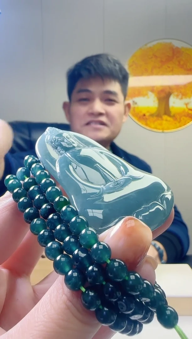 颈饰未镶嵌翡翠天然A货翡翠  多样性随机发其一