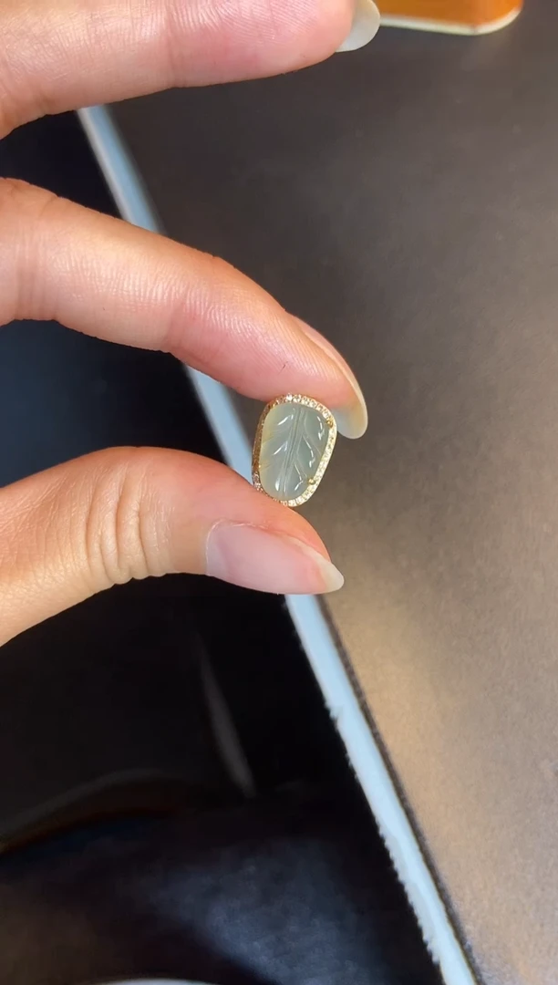 吊坠(不含链)银S925镶嵌翡翠1