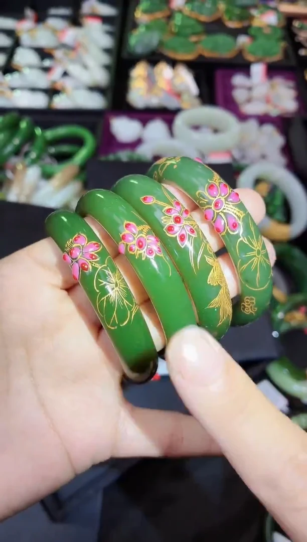 未镶嵌手镯和田玉50-54多样性发一