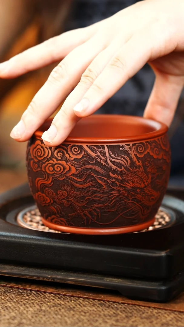 茶杯紫砂宜兴原矿紫砂