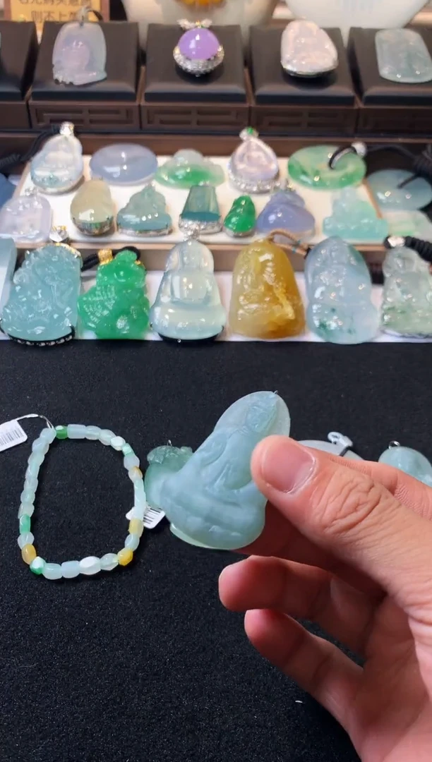 未镶嵌定制翡翠用****3  S毛货不退不换