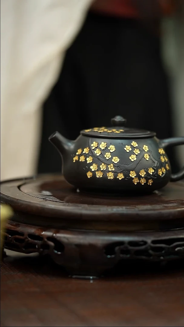 茶壶紫砂宜兴紫砂岁颐传砂原矿全手12