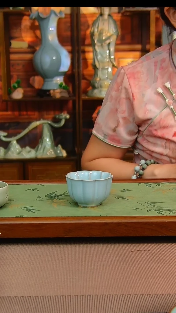 瓷片原矿汝瓷福利单杯，微瑕