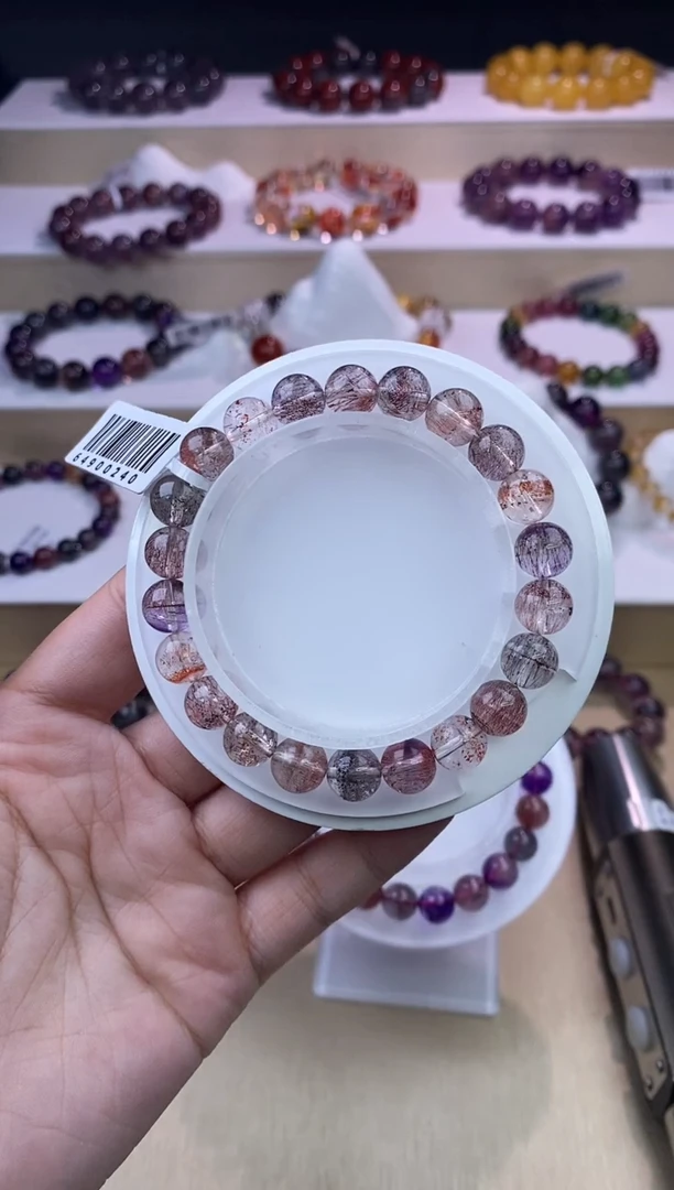 水晶手串未镶嵌仙女超七8m+