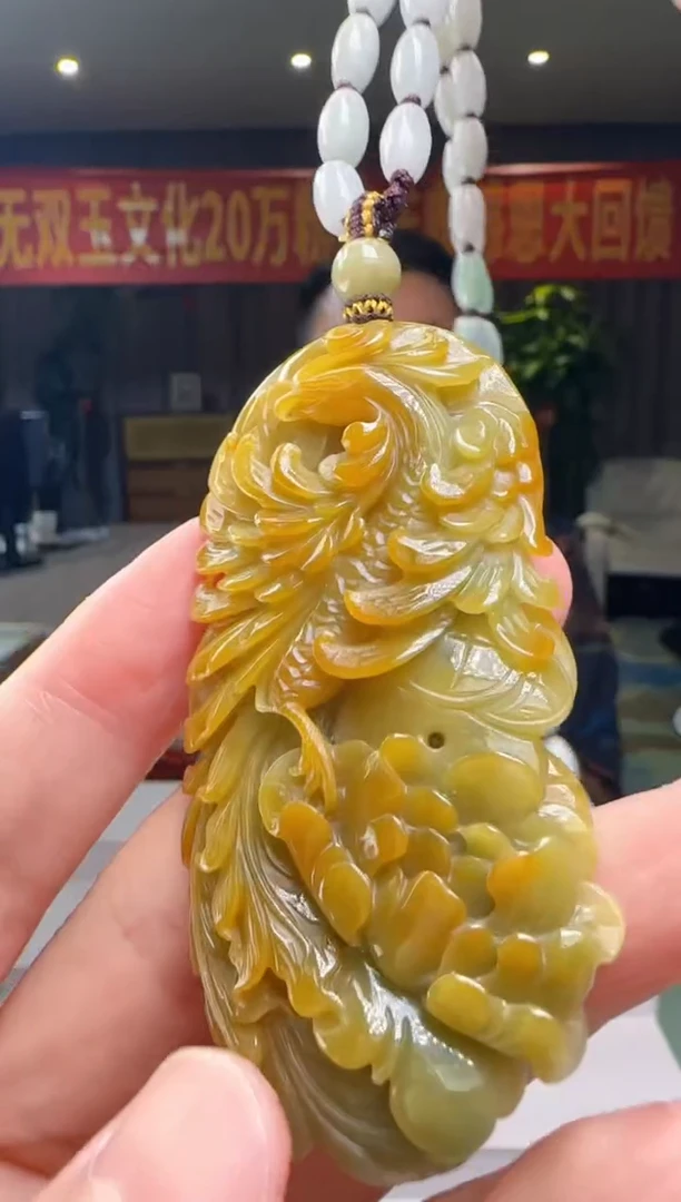 翡翠未镶嵌吊坠(赠链)DY@@960Q3J16213