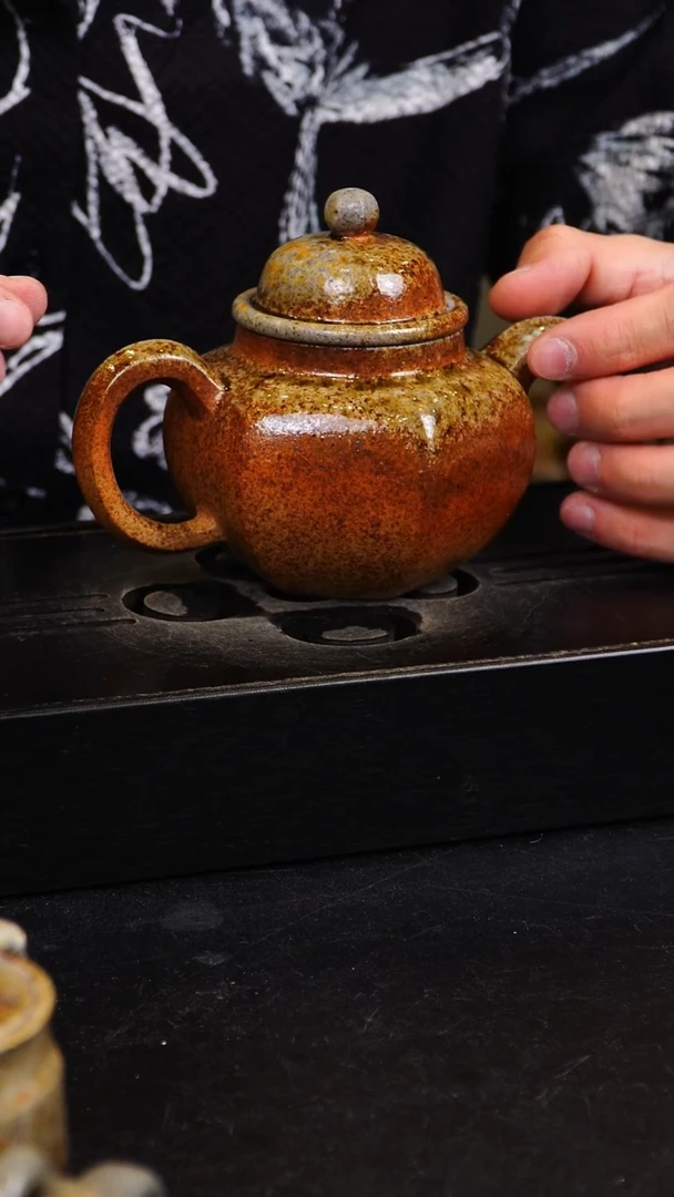 茶壶紫砂宜兴紫砂柴烧壶