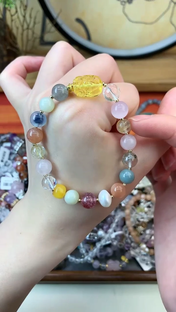 【闪购商品】蜜蜡手链未镶嵌385手串