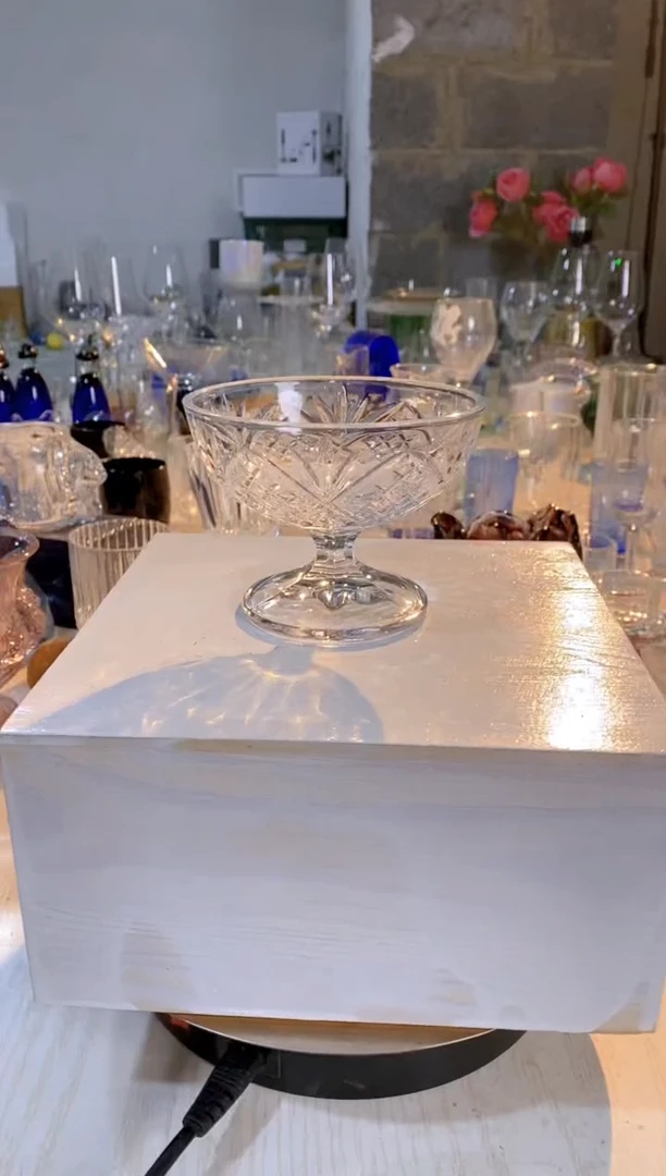 【闪购商品】人造水晶水晶冰沙盏2个一组