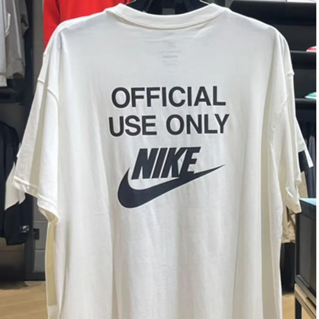 NIKE/耐克男女同款休闲运动短袖夏季时尚宽松HJ0775-100