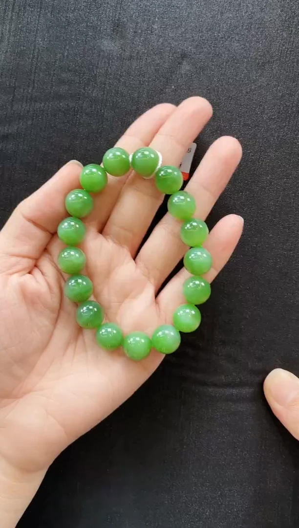 未镶嵌手串和田玉多样性发一