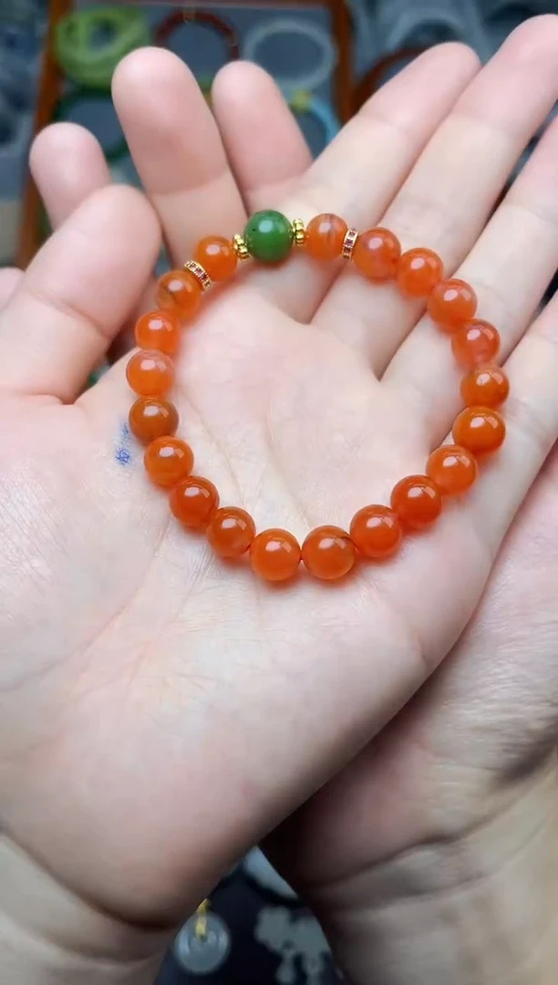 未镶嵌手串南红玛瑙手串06