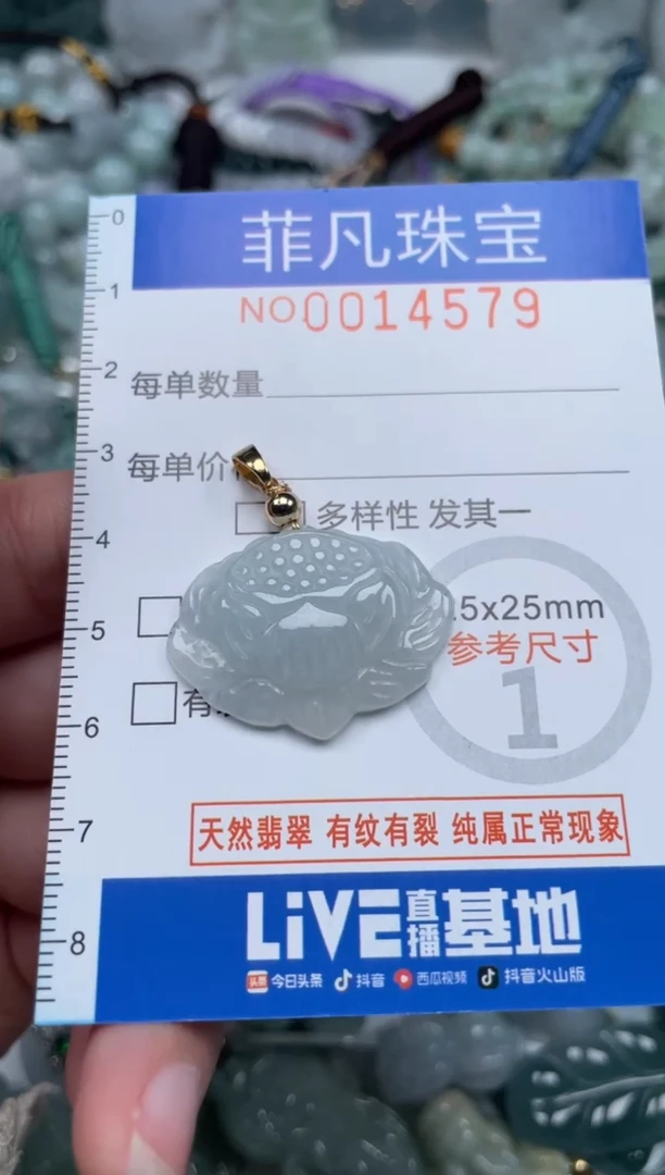 颈饰未镶嵌翡翠14579