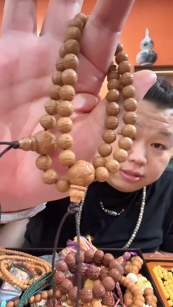 手串猴头核桃全量雕刻猴头凤眼手串多样性发1H033