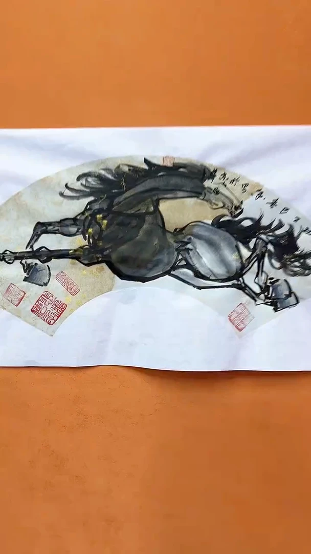 国画黄春香国画作品65/34乌骓