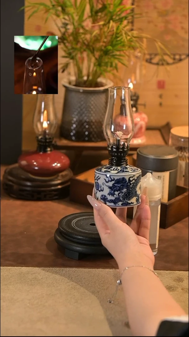 景德镇陶瓷香薰灯摆件