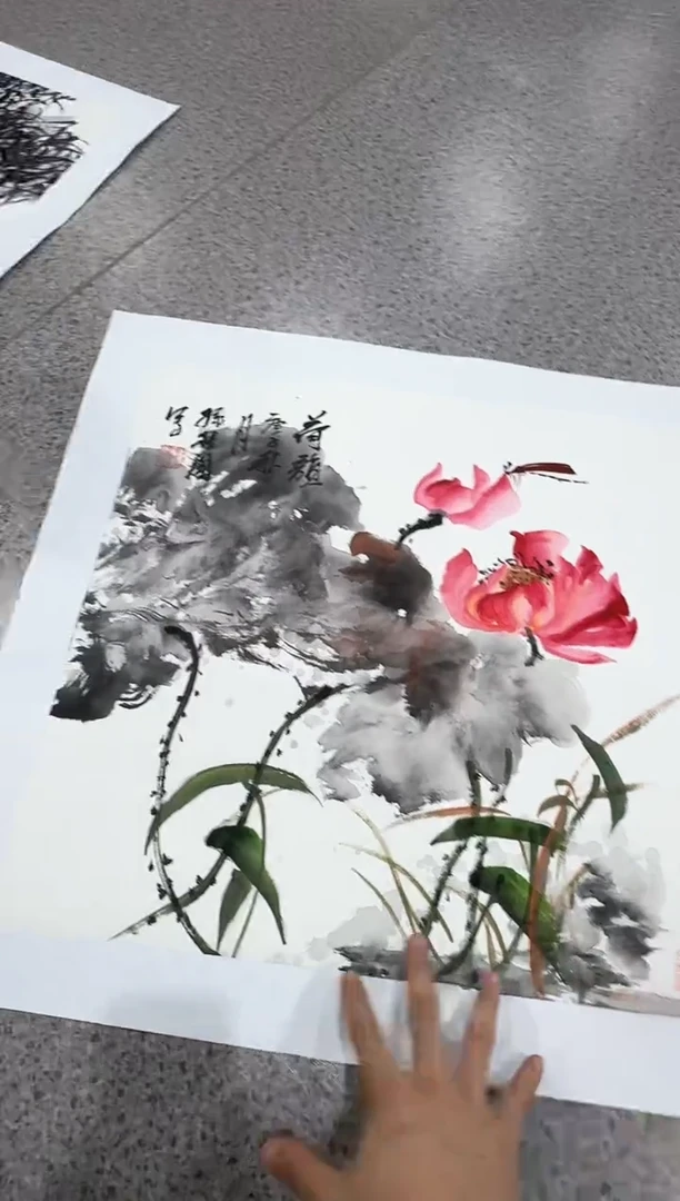 国画孙桂国老师国画作品，带合影证书30-60